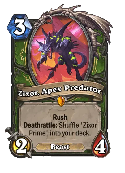 Zixor, Apex Predator