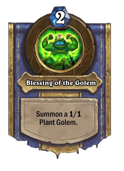 Blessing of the Golem