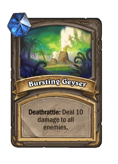 Bursting Geyser