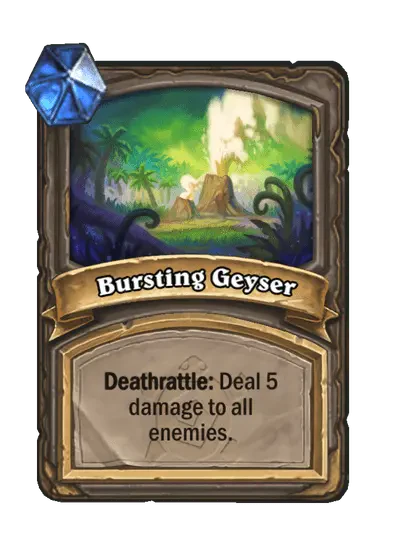 Bursting Geyser