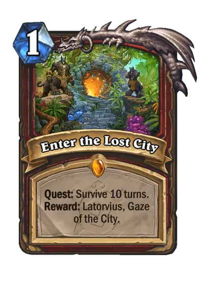 Enter the Lost City