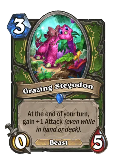 Grazing Stegodon