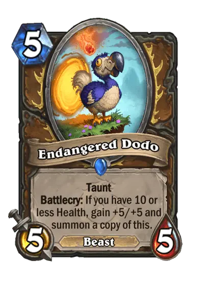 Endangered Dodo