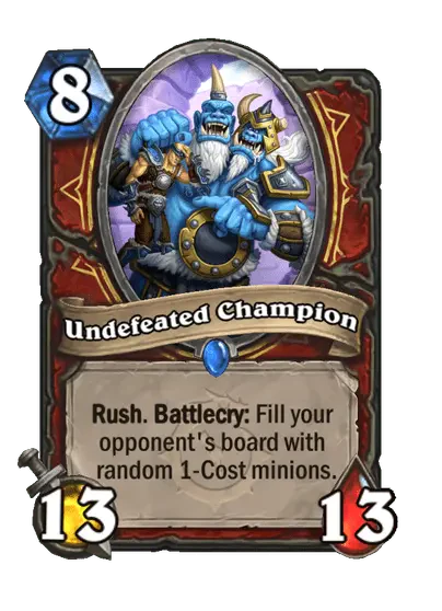 Undefeated Champion