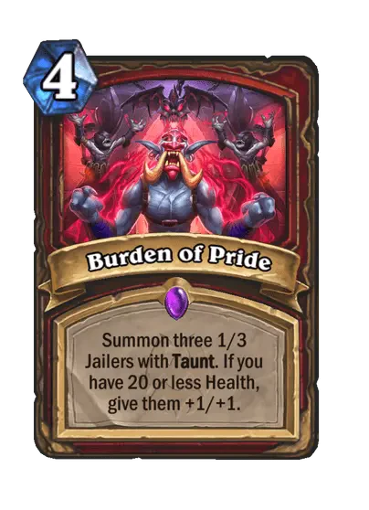 Burden of Pride