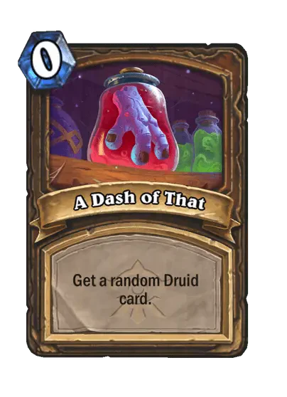 A Dash of That