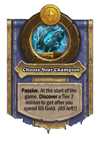 Choose Your Champion
