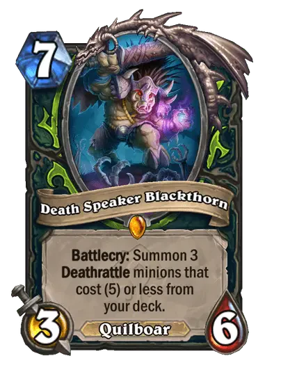 Death Speaker Blackthorn