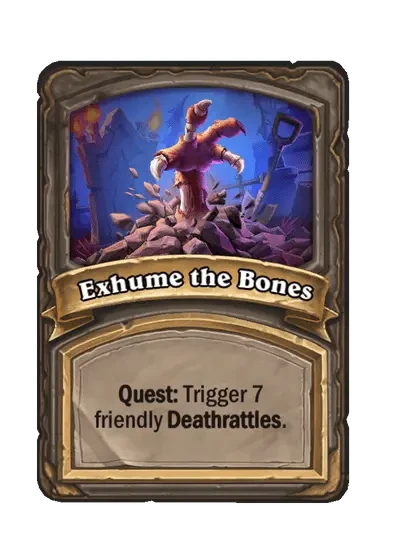 Exhume the Bones