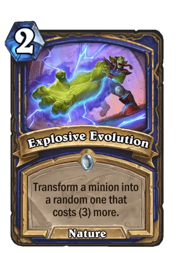 Explosive Evolution