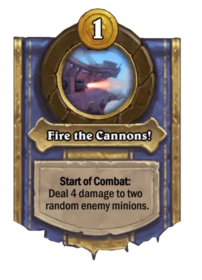 Fire the Cannons!