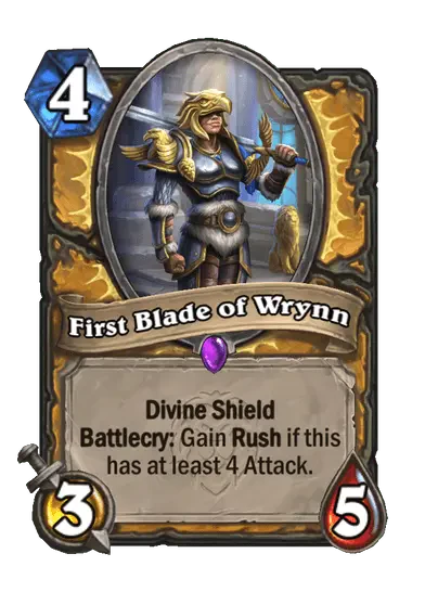 First Blade of Wrynn