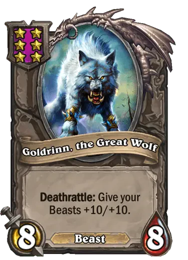 Goldrinn, the Great Wolf