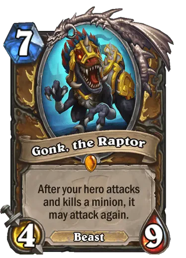 Gonk, the Raptor