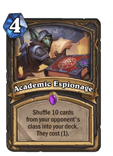 Academic Espionage