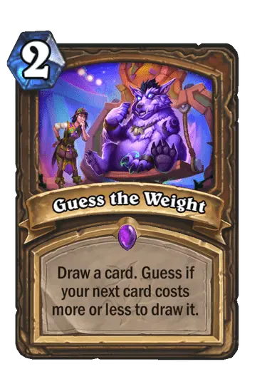 Guess the Weight