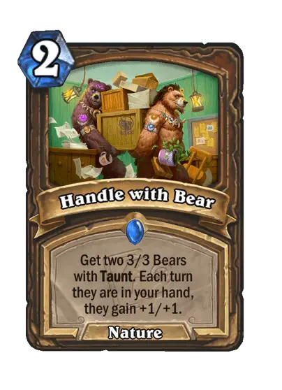 Handle with Bear