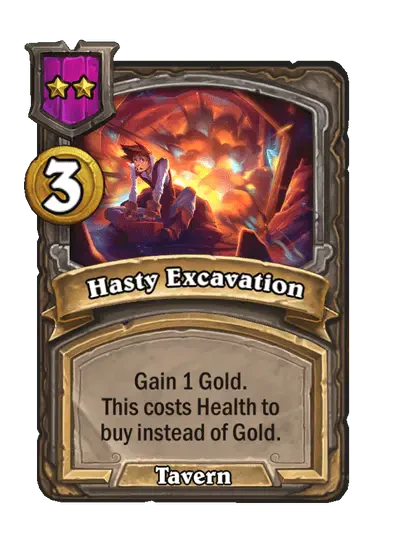 Hasty Excavation