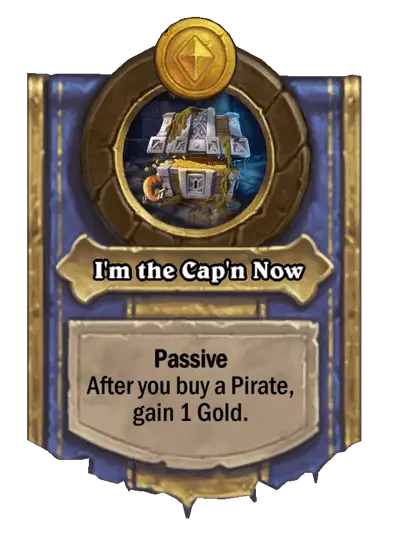 I'm the Cap'n Now