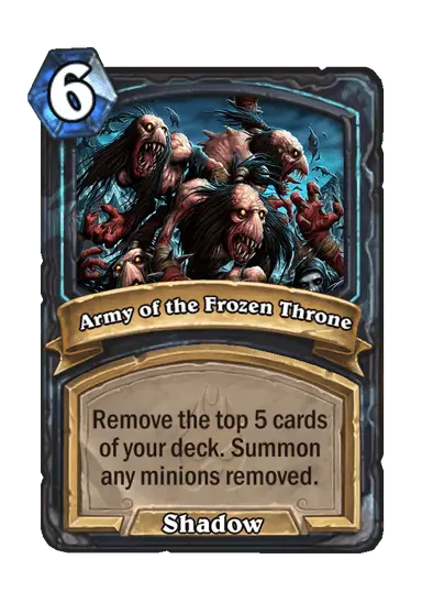 Army of the Frozen Throne