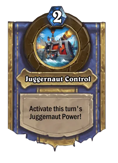 Juggernaut Control