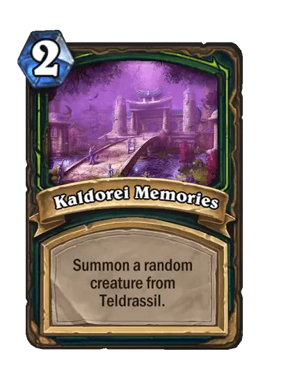 Kaldorei Memories