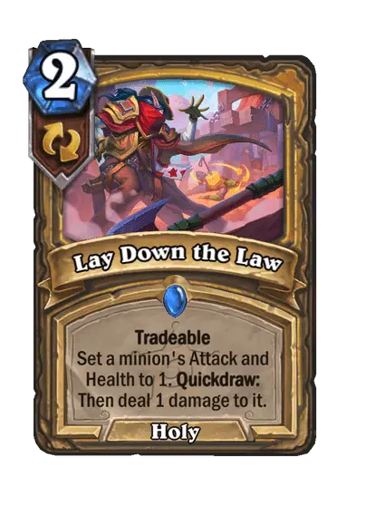 Lay Down the Law