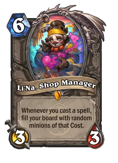 Li'Na, Shop Manager