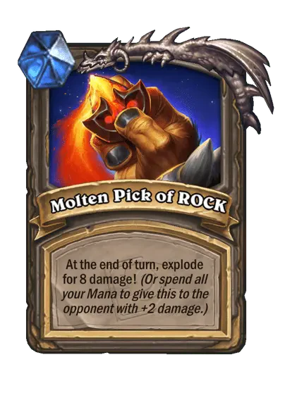 Molten Pick of ROCK