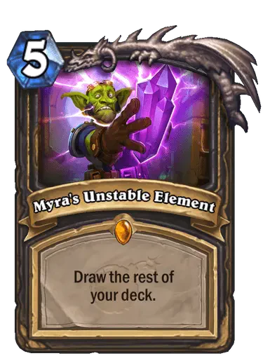 Myra's Unstable Element