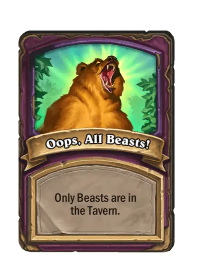 Oops, All Beasts!