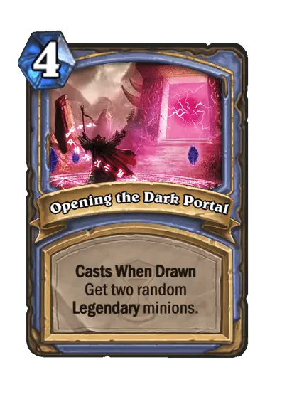 Opening the Dark Portal