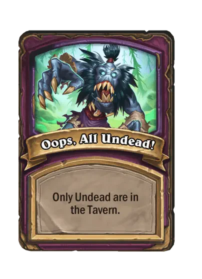 Oops, All Undead!