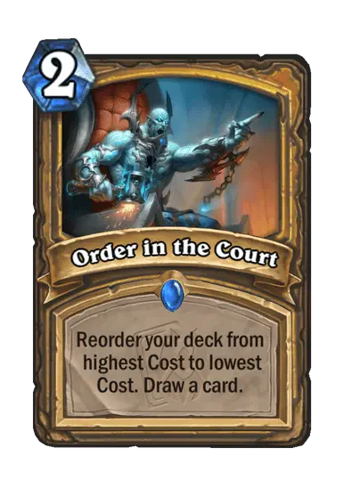 Order in the Court