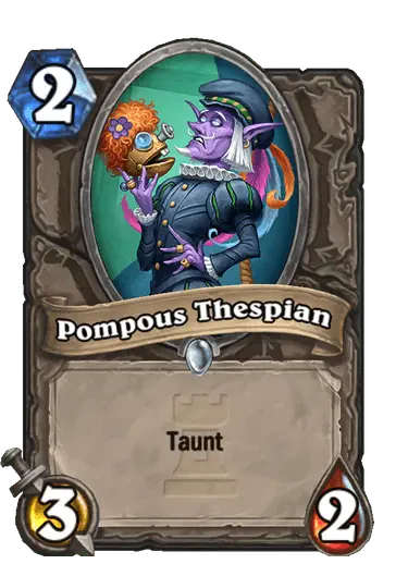 Pompous Thespian