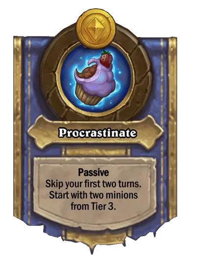 Procrastinate