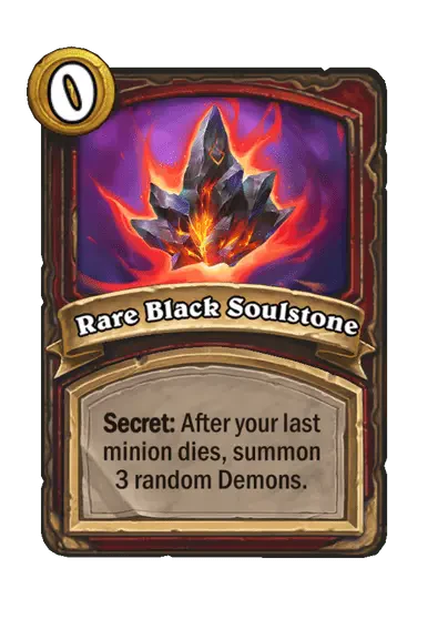 Rare Black Soulstone