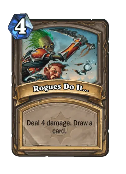 Rogues Do It...