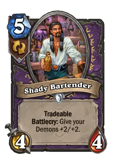 Shady Bartender