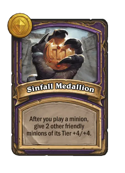 Sinfall Medallion