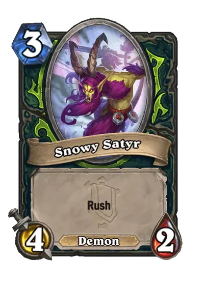 Snowy Satyr