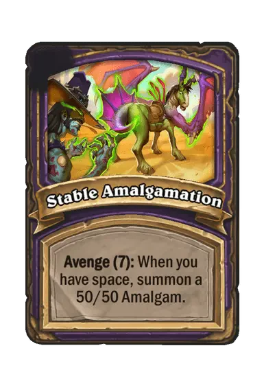 Stable Amalgamation