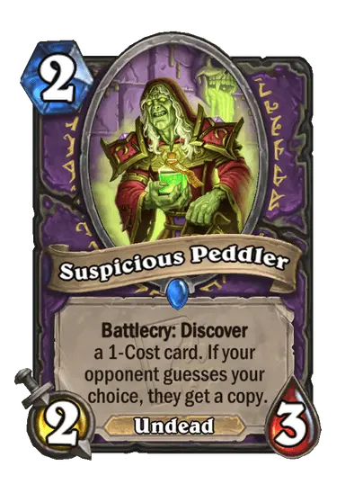 Suspicious Peddler