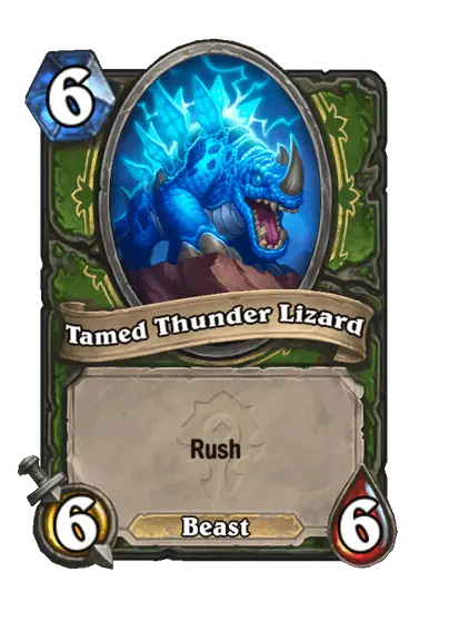 Tamed Thunder Lizard