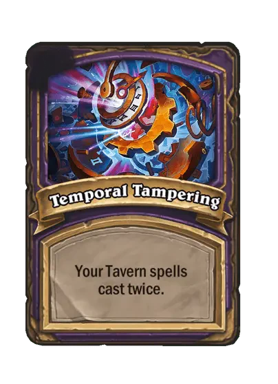 Temporal Tampering