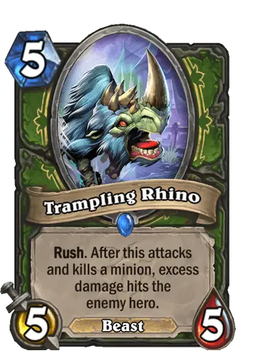 Trampling Rhino