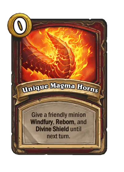 Unique Magma Horns