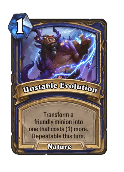 Unstable Evolution